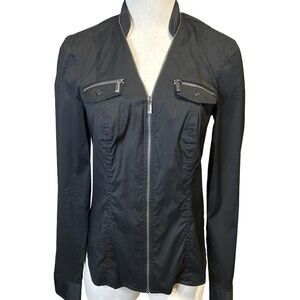 Armani Exchange Zip Up Fitted Shirt/Medium